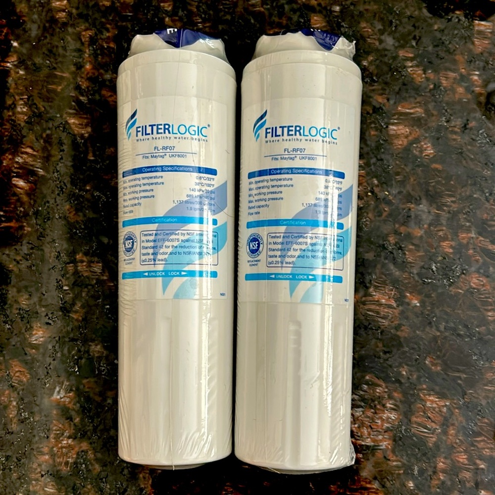 Refrigerator water filter FL-RF07- fits Maytag UKF8001
